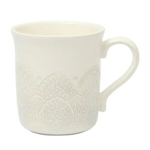 🌸 New The Pioneer Woman Coffee, Tea or Hot Chocolate Mug/Cup, White Linen